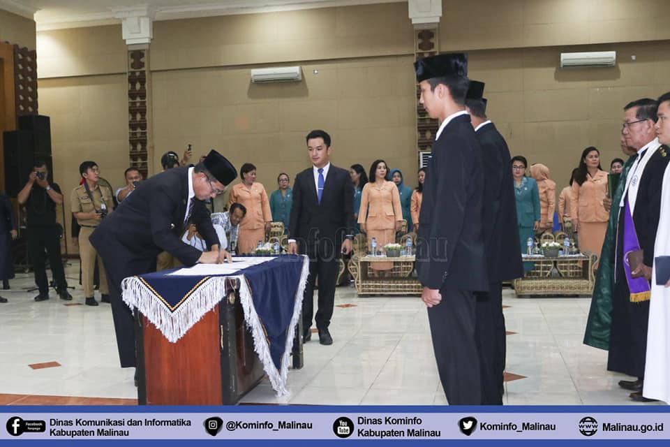 Bupati Malinau Lantik Jabatan Pimpinan Tinggi Pratama, Administrator, Pengawas dan Kepala Sekolah