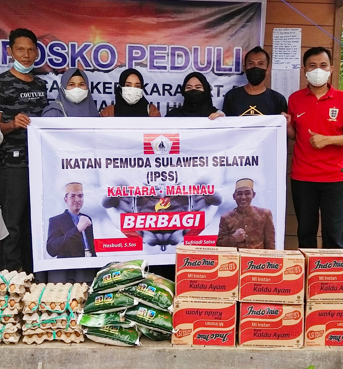 Korban Kebakaran di Malinau Terima Bantuan dari IPSS Kaltara