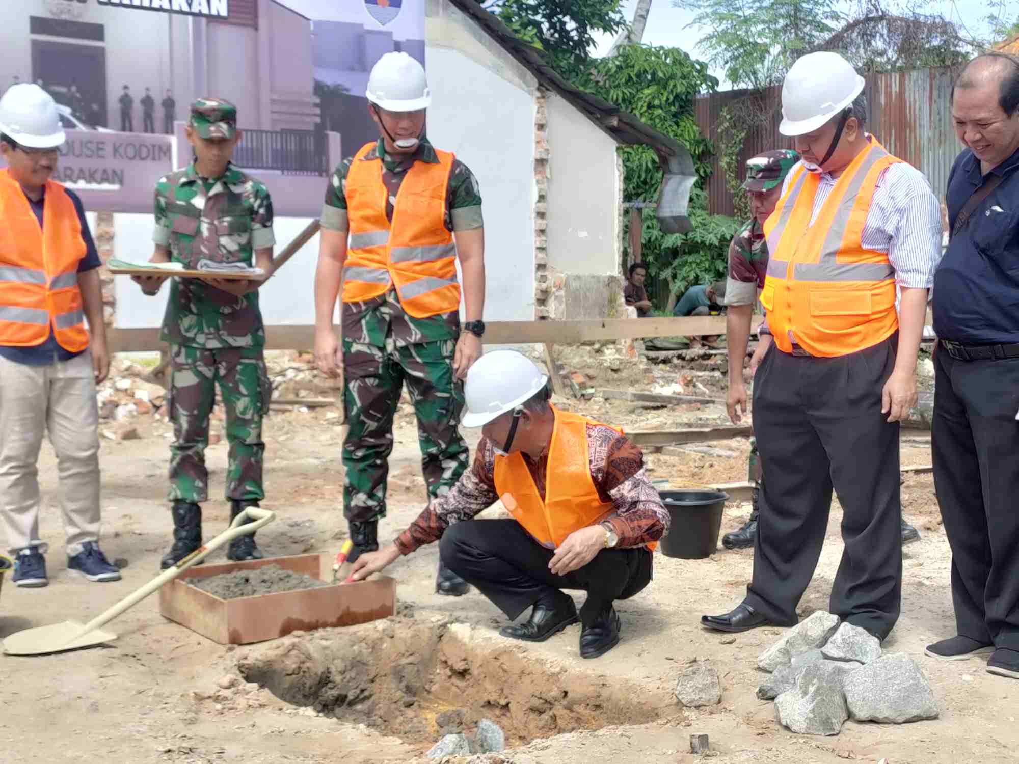 Pemkot Bantu Pembangunan Guest House Kodim 0907/ Tarakan